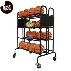 รถเข็นลูกที่กำหนดเองสำหรับบาสเกตบอลคู่กว้างแร็ค - Product Image 2