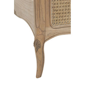 Juego de cama de madera sólida con acabado natural, muebles elegantes y ligeros de 021 y 180 cm - Product Image 6