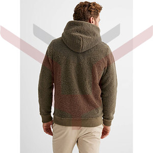 OEM-Sudadera con capucha de lana Polar para hombre, ropa para parte superior masculina, de 100% algodón, de gran tamaño, de la mejor calidad, venta al por mayor - Product Image 3