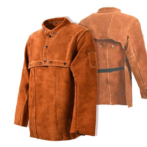 Chaqueta de Soldadura de Doble Capa con Certificación CE, Resistente, Reforzada, Ignífuga, Impermeable, Traje de Trabajo, Protección Desechable - Product Image 3