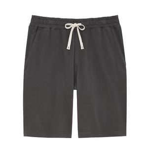 Pantalones Cortos de Color Sólido con Logotipo Personalizado OEM para Hombre y Pantalones Cortos Deportivos de Secado Rápido de Felpa Francesa 100% Algodón Teñido Liso - Product Image 3