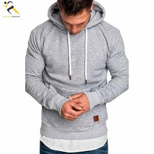Última colección de invierno Sudadera con capucha para hombre con estampado de logotipo personalizado Jersey liso ligero Technics bordada impermeable - Product Image 5