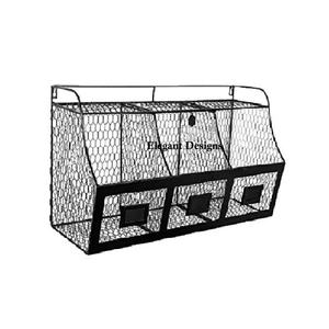 Manufacturer & Supplier of Classic Designer Handmade <b>Wire</b> Wall <b>Basket</b> for <b>Storage</b> Wholesale Fancy <b>Wire</b> Wall <b>Basket</b> Top Selling - Product Image 2