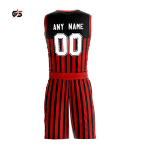 Conjunto de ropa de equipo de baloncesto, Jersey y pantalones cortos, 100% poliéster, tela fina, personalizada, sublimación, uniforme de impresión de alta calidad - Product Image 4