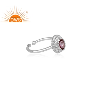 Pink Topaz Gemstone <b>Ring</b> <b>Set</b> Fine 925 <b>Sterling</b> <b>Silver</b> Oval Handmade <b>Ring</b> Wholesaler - Product Image 3