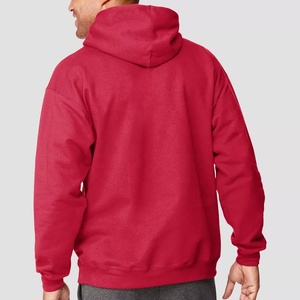 Petit quantité minimale de commande coupe régulière 100% coton polaire sweats à capuche imprimé personnalisé haute broderie tricoté polyester grande taille anti-rétrécissement - Product Image 4