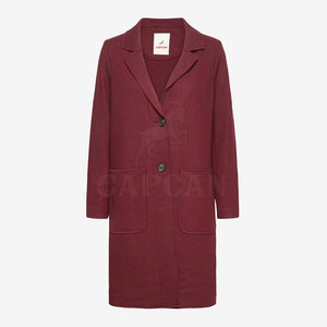 High Quality Customized Casual Hooded Washed <b>Women's</b> Long Woven <b>Coats</b> Breathable Waterproof Eco-Friendly Anti-Wrinkle Canvas - Product Image 6