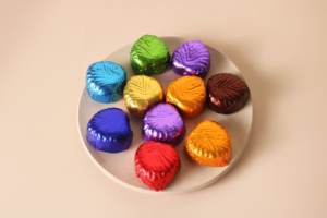 Mayorista Precio en forma de corazón Compuesto Chocolate a granel OEM ODM Logotipo personalizado para regalos - Product Image 4