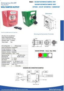 Boîte en PVC de qualité supérieure Point d'appel Compact extérieur biométrique contrôle d'accès personnalisable empreinte digitale inviolable interrupteur à clé protégé - Product Image 5