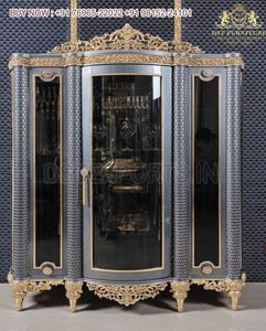 ชุดเฟอร์นิเจอร์ห้องรับประทานอาหารออกแบบสไตล์ยุโรปชุดห้องรับประทานอาหารแกะสลักหนักสไตล์หรูหราชุดห้องรับประทานอาหารแกะสลักไม้รอยัล - Product Image 3