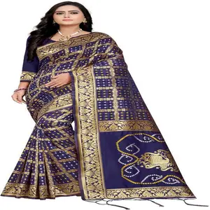 Bandhani Gedrukt Dola Zijde Nieuwe Designer Party Wear Sarees Groothandel Rate Collectie Bandhani Saree In Gujrat India