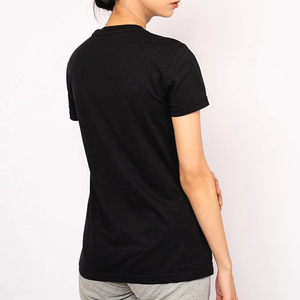Alta calidad 100% algodón Slim Fit cuello redondo Casual camiseta verano cuello redondo liso camiseta XL Spandex tejido estampado suministro al por mayor - Product Image 6