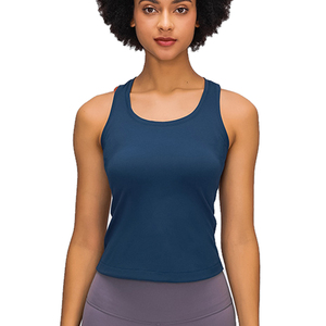Manufacturer Super High Quality Tank <b>Top</b> Women Sporting Fitness Blank Sleeveless Crop <b>Top</b> - Product Image 1