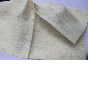 Silk Noil Handwoven Handloomed Blank Silk Fabrics Chiffon Fabric 100% Silk Custom Sizes Plain Dyed Lightweight