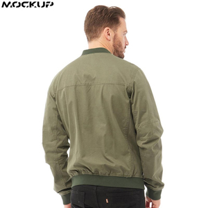 Blouson Bomber en Satin d'Hiver pour Hommes, Logo Personnalisé Brodé, Style Baseball, Bordures Côtelées Légères, Vente en Gros - Product Image 2