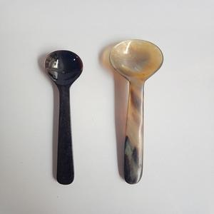 Conception d'ustensiles cuillère à salade en corne cuillère de cuisine ustensiles de cuisine ensemble de cuisine cuisine maison outil de cuisson cuillère avec poli - Product Image 4