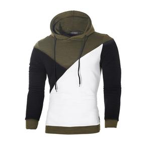 Sweat à capuche en coton imprimé Hip Pop d'hiver pour hommes Streetwear vente en gros avec motif solide et techniques de teinture unie - Product Image 1