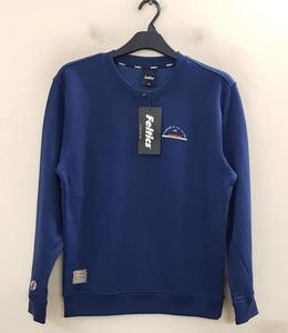 Ropa/Sobrantes de Producción con Etiquetas de Marca, Sudadera de Hombre 100% Algodón, Lisa, Otoñal, Cuello Redondo, Manga Larga, con Cierre de Cremallera - Product Image 1