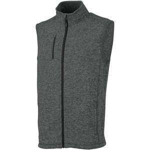 Créateurs de mode Sublimation blanc décontracté mélange de Polyester hommes doux polaire gilet polaire gilet pour hommes avec impression personnalisée Logo étiquettes - Product Image 1