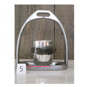 Décoration de maison en Aluminium argenté fait à la main, support de service à thé, fabriqué en inde - Product Image 1