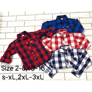 New Boys and Girls Spring Autumn Baby Cotton Striped 1-7 Years <b>Old</b> Long-sleeved Coat Kids Plaid <b>Dress</b> Shirt for Children - Product Image 3