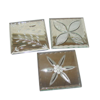 Flocon de neige En Perles De Verre Sous-verres