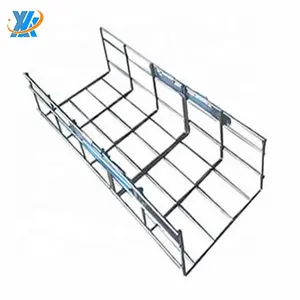 Move Easily Stainless Steel Wire Mesh Basket Tray , Basket cable Tray