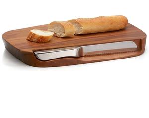 Planche à découper en bois de cuisine, blocs à découper décoratifs de couleur marron, conception moderne, plateau à découper en bois pour les hôtels et la maison - Product Image 6