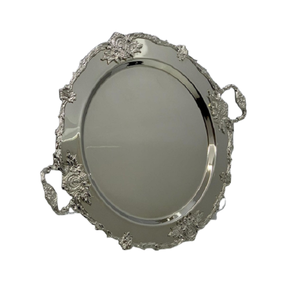 ชุดถาดเสิร์ฟสแตนเลส 2 ใบ คุณภาพสูง สีเงิน สำหรับใช้ในบ้านและครัว - Product Image 6