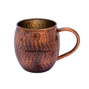 Fabricación de tazas de cerveza de cobre, mesa con estilo clásico, mula Moscow, la mejor calidad, lujosa y clásica, de cobre - Product Image 1
