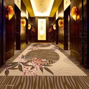Patrón de la hoja de la alfombra barato suelo de corredor alfombra bambú patrón alfombra - Product Image 5