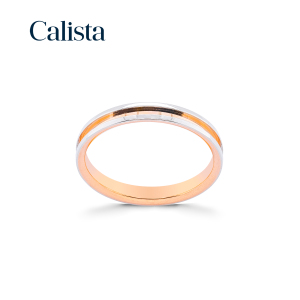 Ensembles de bagues de luxe de haute qualité en platine or véritable 18K, bracelets de fiançailles en diamant pour Couples femmes hommes Vietnam - Product Image 4