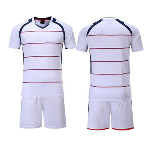 Service OEM, nouvelle conception, fabrication par une équipe, ensembles de maillots de football respirants à manches courtes, haute qualité, prix bas, uniforme de football - Product Image 4