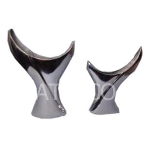 Pot de fleur en métal de luxe Coulée d'aluminium Vase mince Pièce maîtresse décorative élégante pour les événements à la maison Nouvel accessoire de table - Product Image 6