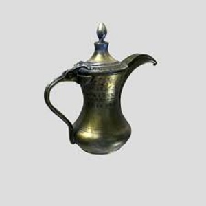 ที่มีคุณภาพสูงทองเหลืองที่เป็นของแข็งออกแบบทอง Dallah สำหรับชาและกาแฟ - Product Image 6