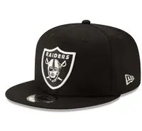 Herren New Era Black Las Vegas Raiders Basic verstellbarer Hut Hochwertiger NFL Team Hut im Großhandels preis