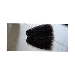 Extensions de cheveux humains brésiliens vierges Remy de haute qualité, ondulés profonds, couleur naturelle, lot de 4 oz, marque personnalisée, vente en gros - Product Image 1