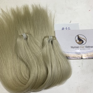 Máquina de trama de color, cabello humano liso, hueso, 8-34 pulgadas de longitud, cutícula, alineación, fabricante n. ° 61 - Product Image 3