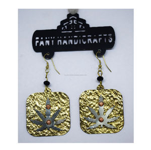 2026 pendientes japoneses verdes africanos huecos latón colibrí hueco geométrico tradicional plata aspecto colgante joyería para niñas - Product Image 3