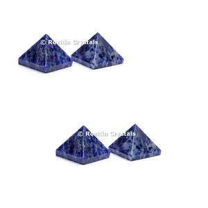 Piramide di Sodalite di pietre preziose di khambhat