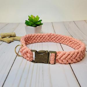 ปลอกคอสุนัข Macrame ที่ผูกปมด้วยมือ-ปลอกคอสุนัขธรรมชาติ-พลาสติกฟรี - Product Image 1