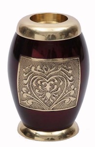 METAL MEMORIAL <b>CANDLE</b> URN - Product Image 6