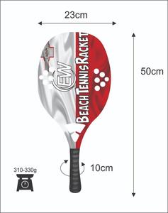 Raquettes de beach tennis sur mesure, raquettes de paddle/Padel, 100% fibre de verre, poignée en fibre de carbone, poids 320-340g, logos, combinaisons de couleurs - Product Image 2