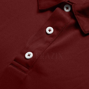 เสื้อโปโลผ้าฝ้าย100% สำหรับผู้ชายเสื้อคอเต่าผ้าโพลีเอสเตอร์ปักลาย - Product Image 4