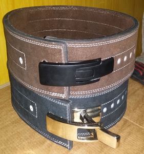 Ceinture de levage de poids avec sangles de musculation en cuir de vachette, couleur et logo personnalisés, soutien lombaire - Product Image 2