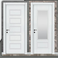 Porte intérieure en bois, fabricant de portes en bois en Turquie, type américain, moulé, fabriqué en Turquie, prix bas