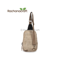 Sac bandoulière en chanvre végétalien naturel en gros avec doublure en coton pour les voyages Fabriqué au Népal Directement de l'usine en gros