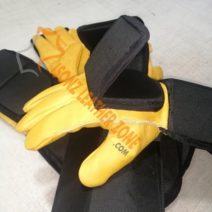 Bite Master isoz XL ถุงมือหนังวัวเพื่อความปลอดภัยป้องกันการตัดป้องกันการลื่นป้องกันไฟฟ้าสถิตย์ป้องกันการกระแทกสำหรับงานเชื่อม - Product Image 2