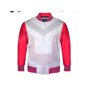 High Quality Custom Splice Color Patch Embroidered Letterman College Bomber <b>Flight</b> Baseball Varsity <b>Jacket</b> - Product Image 1