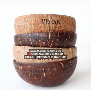 Cuenco natural hecho a mano con conchas de coco, producto de alta cantidad, barato, venta al por mayor - Product Image 2